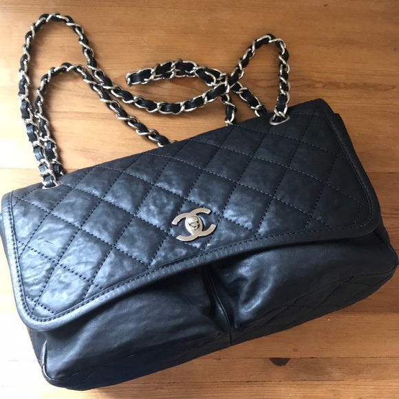 CHANEL Handbags - 🖤CHANEL Black Double Pocket Bag🖤